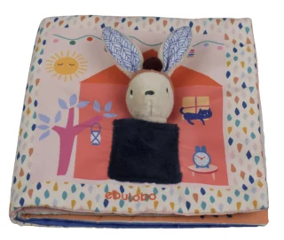 Gabin Rabbit POP UP Libro de tela para bebés Gabin el conejito