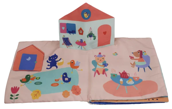 Gabin Rabbit POP UP Libro de tela para bebés Gabin el conejito - Imagen 2