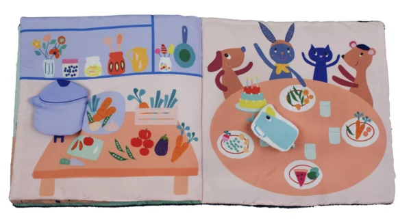 Libro de tela "De la huerta al plato" - Imagen 2