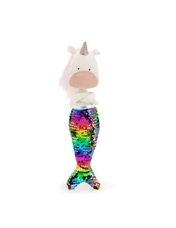 Dafne la unicornia con vestido rosa de lentejuelas - Imagen 5