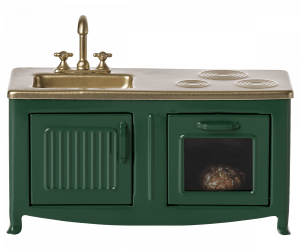 Cocina metálica verde  Maileg - Imagen 2
