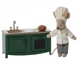 Cocina metálica verde  Maileg