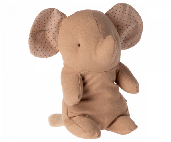 Elefante de tela rosa de Maileg