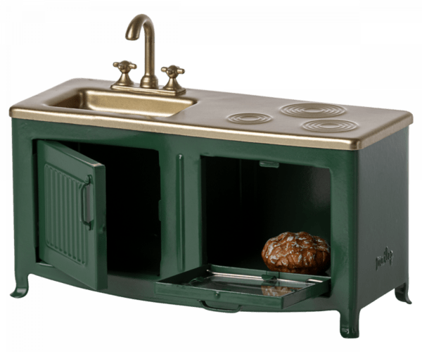 Cocina metálica verde  Maileg - Imagen 3