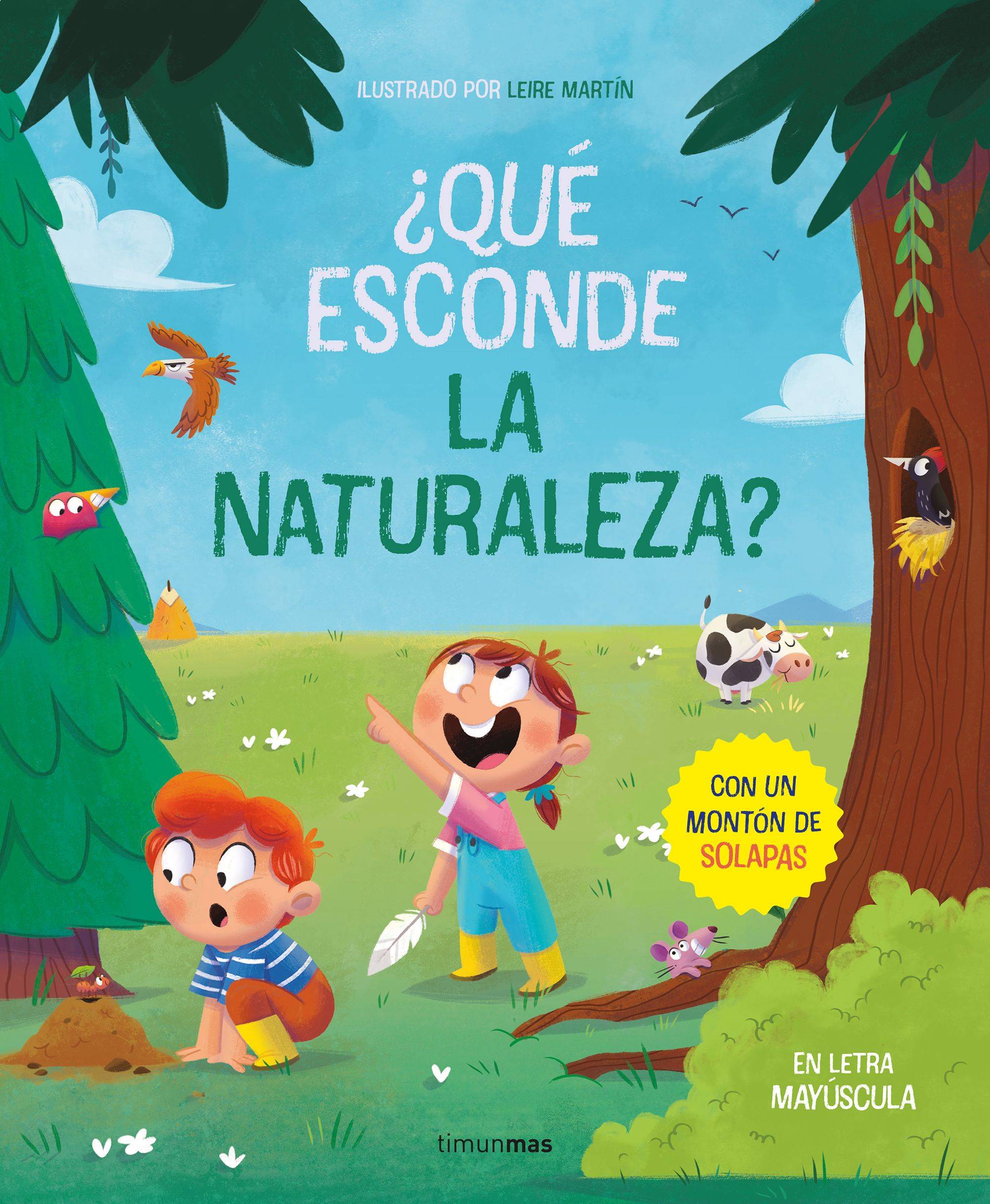 ¿Qué esconde la naturaleza? Libro con solapas