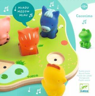 Puzle encajable con sonidos Coconimo de Djeco