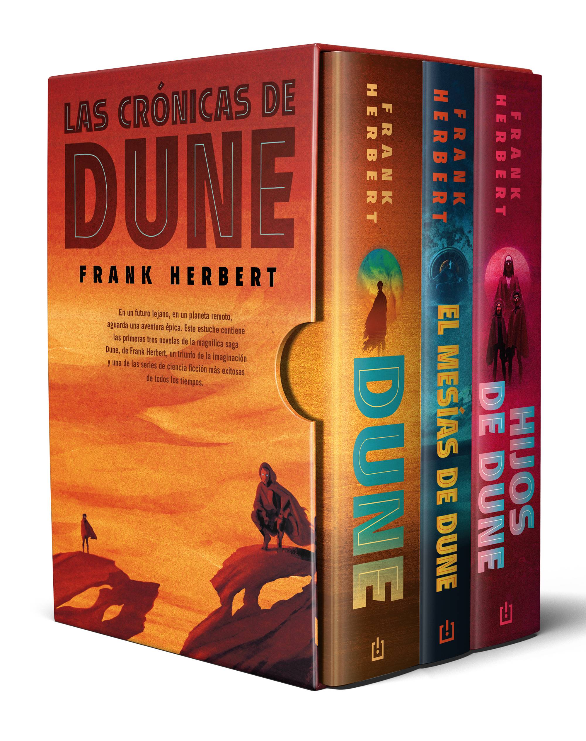 Trilogía Dune, edición de lujo (estuche con: Dune | El mesías de Dune | Hijos de Dune)