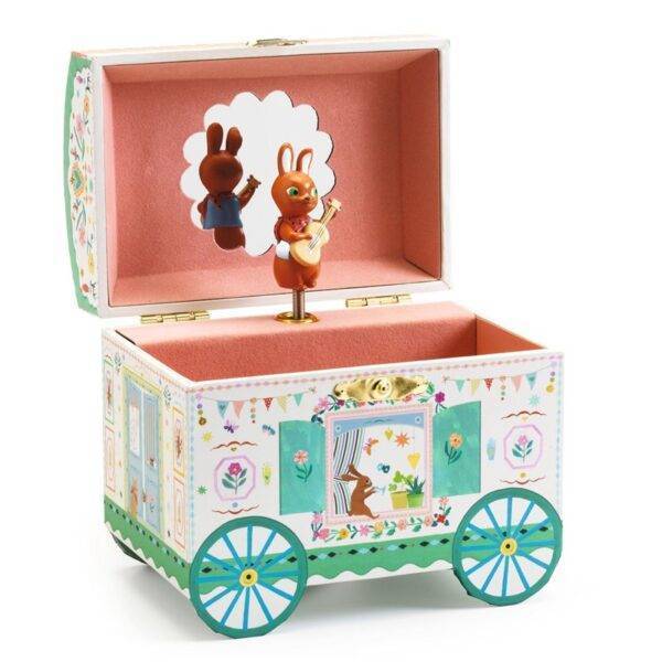 Caja de música caravana encantadora