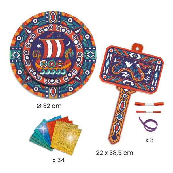 Escudo y martillo para metalizar de Djeco - Imagen 2