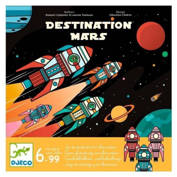 Juego de destreza y observación Destination Mars de Djeco