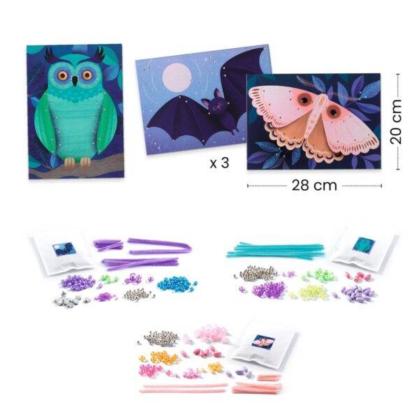 Juego de insertar cuentas que se iluminan por la noche de Djeco - Imagen 2