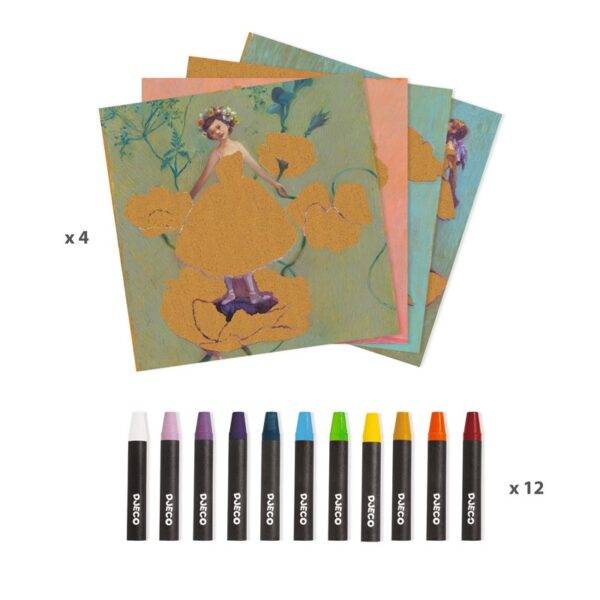 Edgar Degas actividad con colores pastel. - Imagen 2