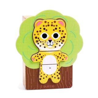 Puzle de madera de animales de Djeco