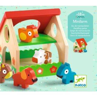 Mini granja de madera de Djeco