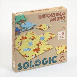 Juego solitario de lógica con animales de Djeco