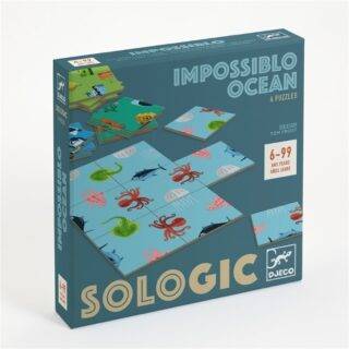 Juego solitario de lógica inspirado en el océano de Djeco