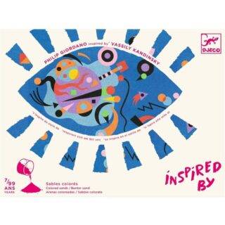 Vassily Kandinsky actividad con arenas de colores.