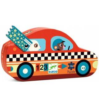Puzzle El coche de carreras de Djeco