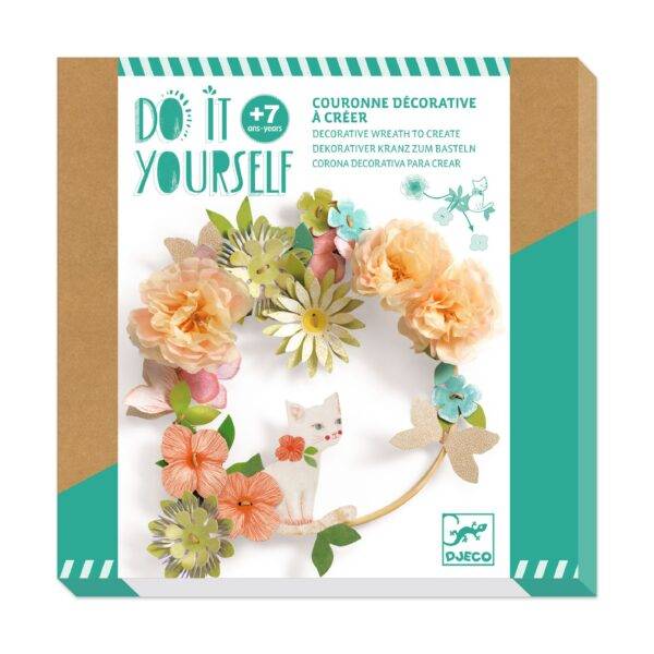 Manualidad corona decorativa para crear de Djeco.