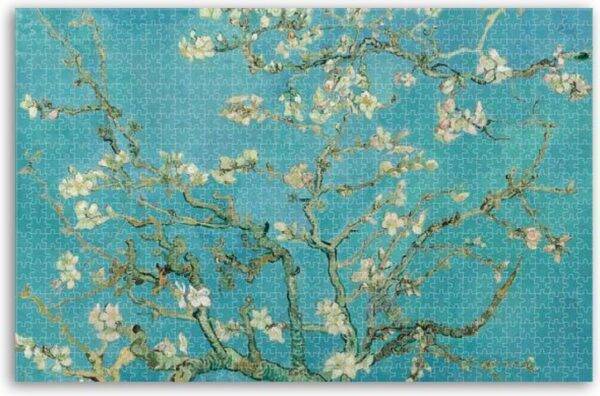 Puzle de 1000 piezas Almendro en flor de Vincent Van Gogh de Museum Editions - Imagen 3