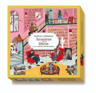 Puzle de 1000 piezas de Amantes de los libros Puzzles literarios de editorial Alma