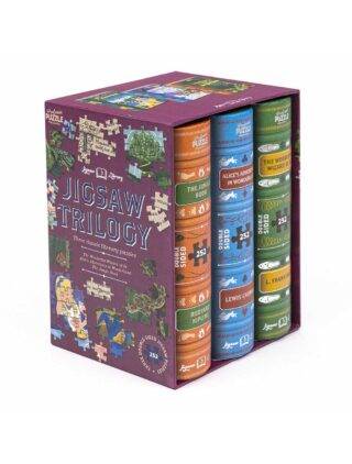 Set de 3 puzles de obras literarias de Professor Puzzle de Jigsaw Trilogy