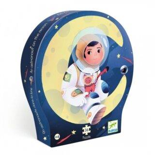 Puzle silueta Un astronauta en la luna de Djeco
