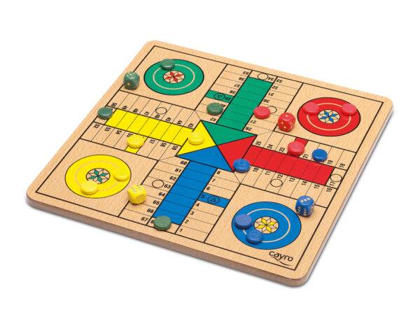 Juego de parchís y oca de madera - Imagen 3