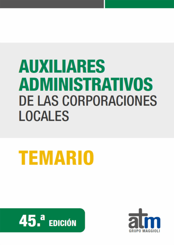 Auxiliares administrativos de las corporaciones locales